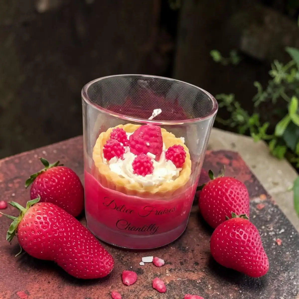Délice fraise-chantilly