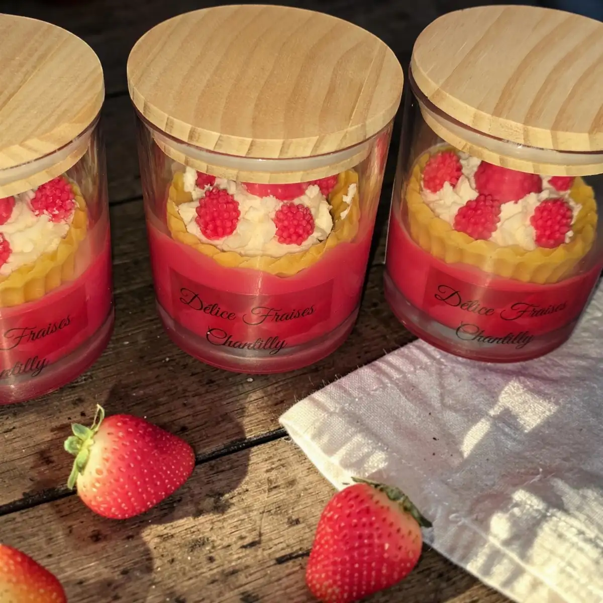 Délice fraise-chantilly