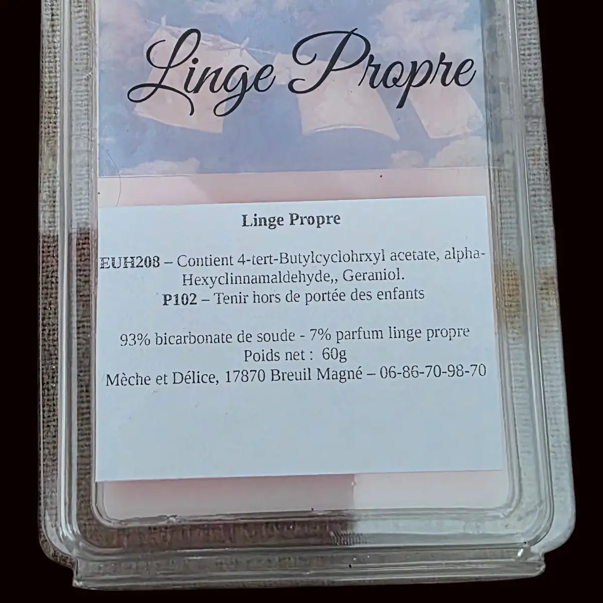 Fondant parfumés linge propre