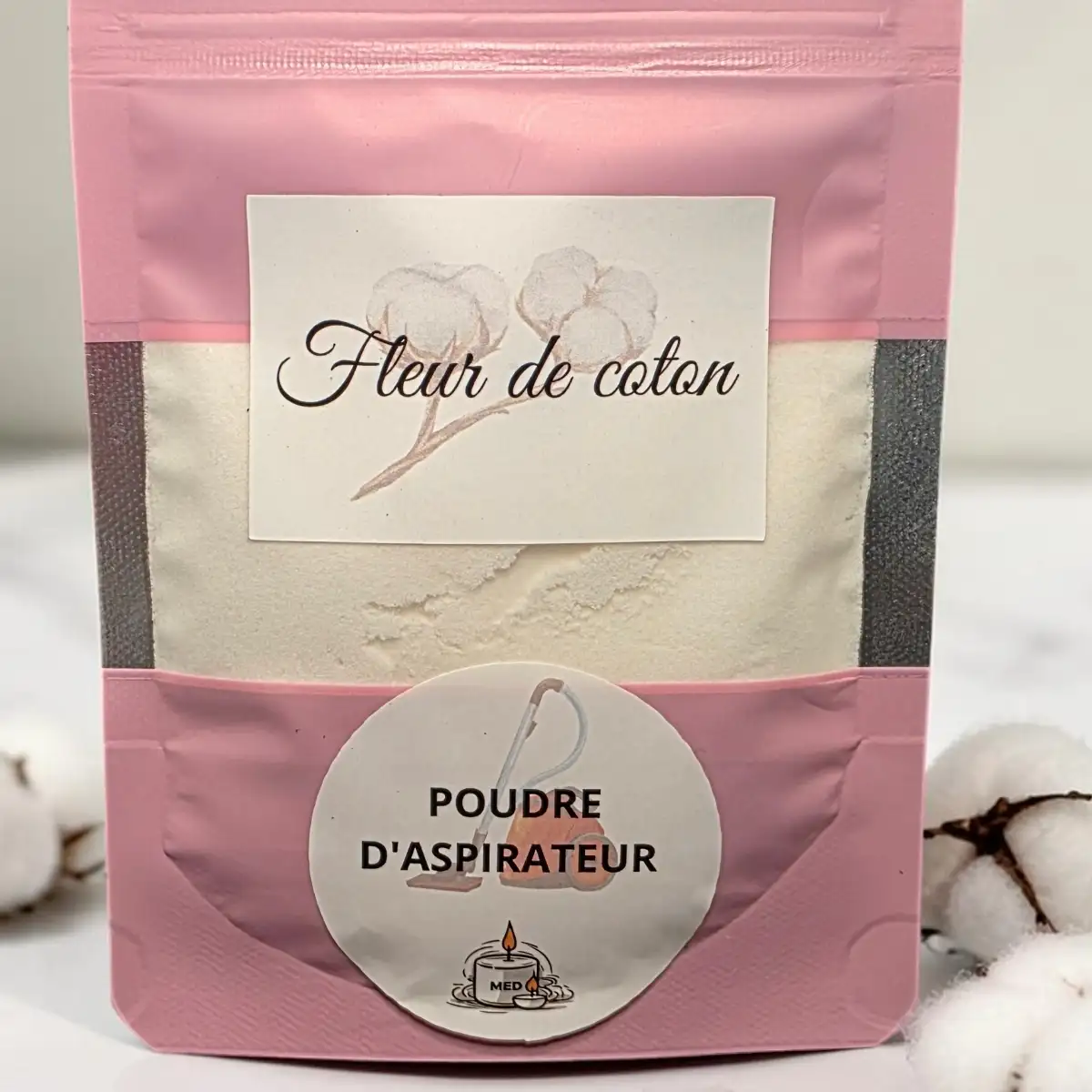 Poudre d'apirateur fleur de coton